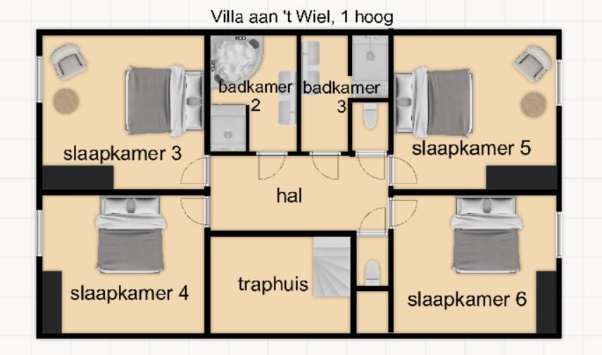 Villa Aan 'T Wiel Op Recreatiepark De Wielen Sint Maarten Kültér fotó